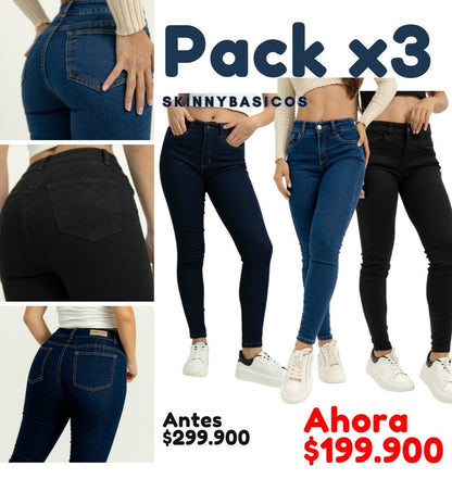 Pack x3 Skinny jeans