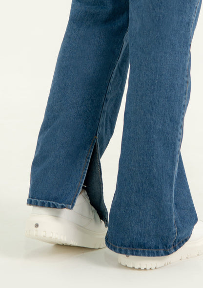 Ref 002 Jean Straight Leg, azul