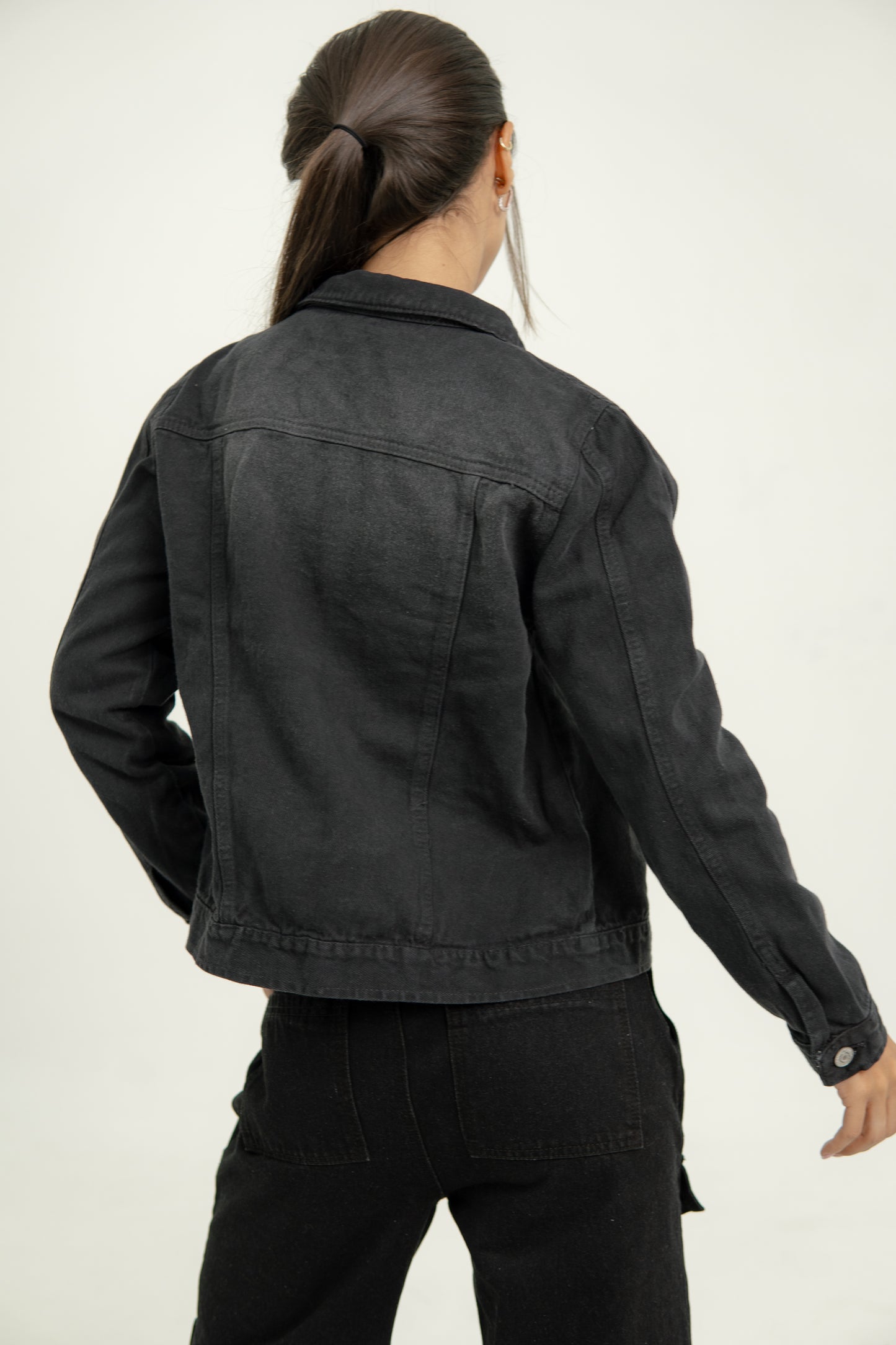 Ref C0012 Chaqueta Jean Negro